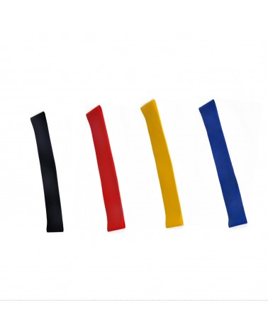 Gym Over resistance bands set BLUE YELLOW RED BLACK available in UK